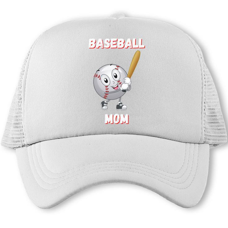 Baseball Mom Sports Quote Trucker Cap