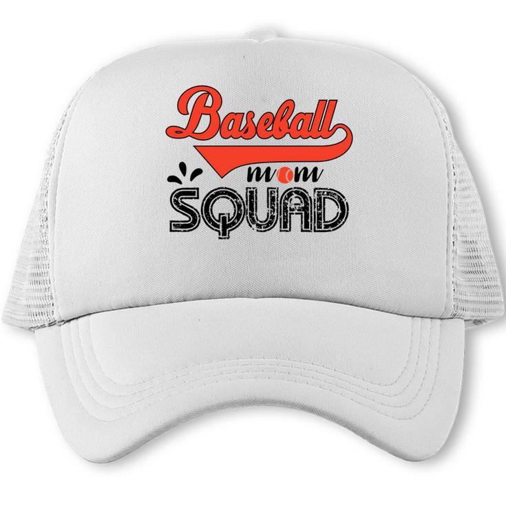 Baseball Mom Squad For Baseball Mom Trucker Cap