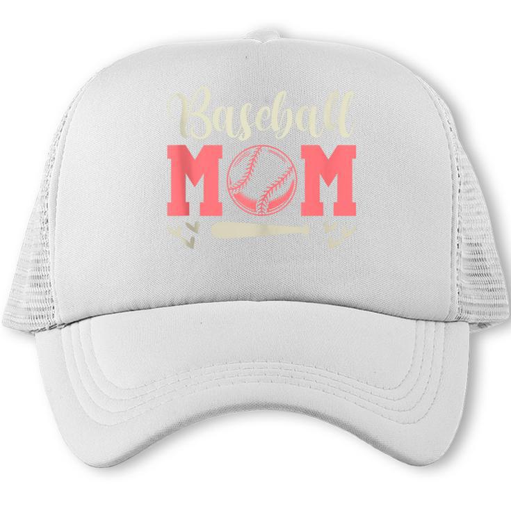 Baseball Mom And Sweet For Moms With Baseball Kids Trucker Cap