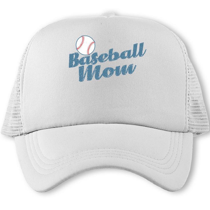 Baseball Mom Team Ball Sports Fan Trucker Cap