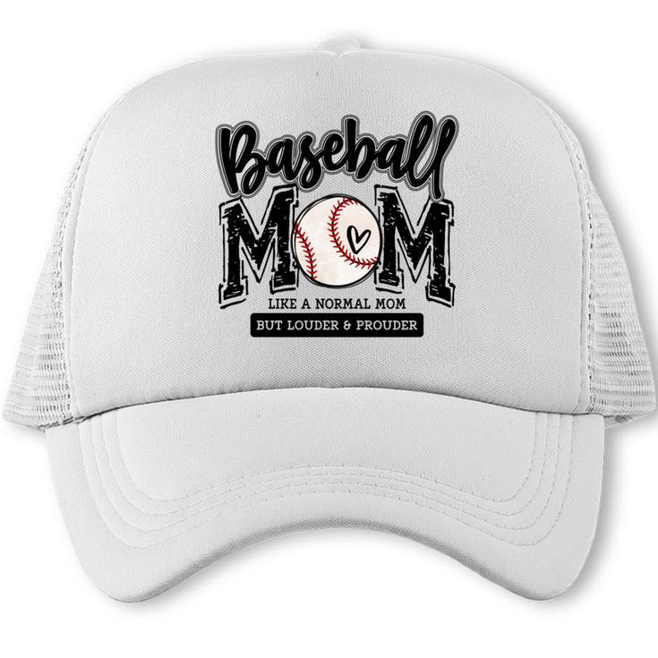 Baseball Mom Varsity Baseball Mama Cute Mother's Day Trucker Cap