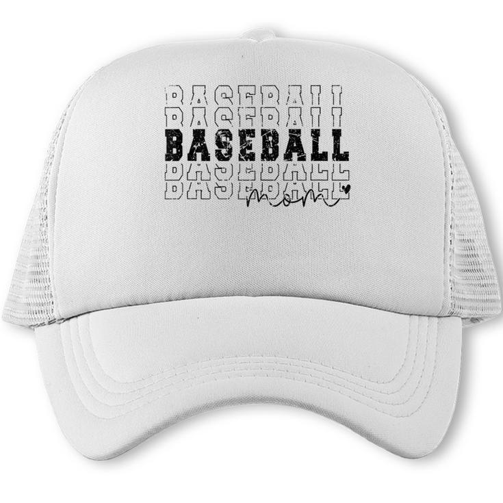 Baseball Mom Vintage Sporty Humor Trucker Cap