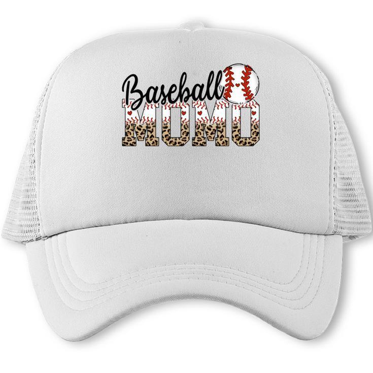 Baseball Momo Women BallPark Momo Baseball Mom Mother's Day Trucker Cap