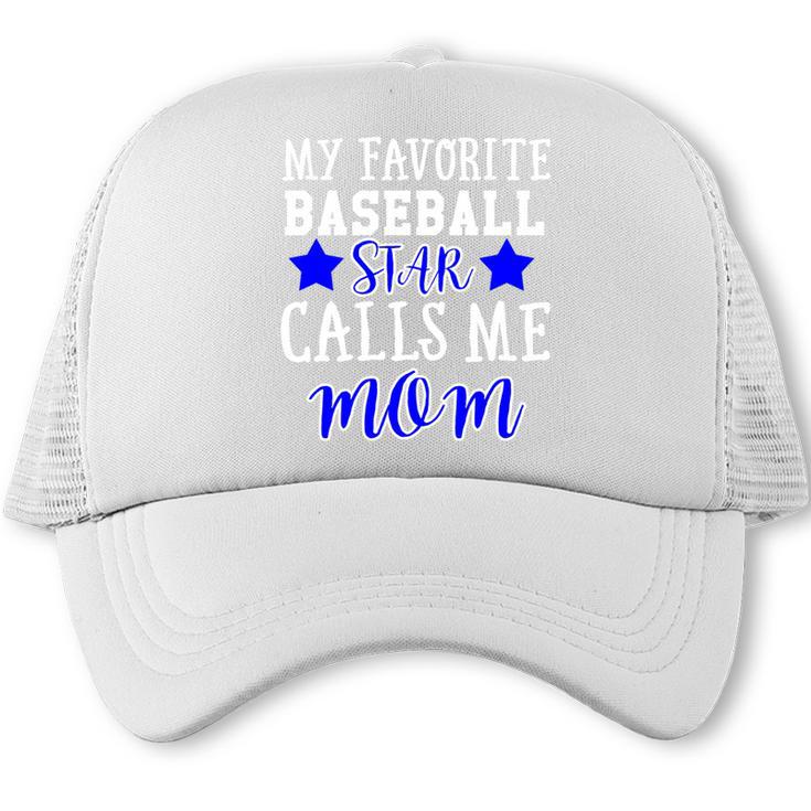BASEBALL STAR MOM Sporty Design For Proud Baseball Moms Trucker Cap
