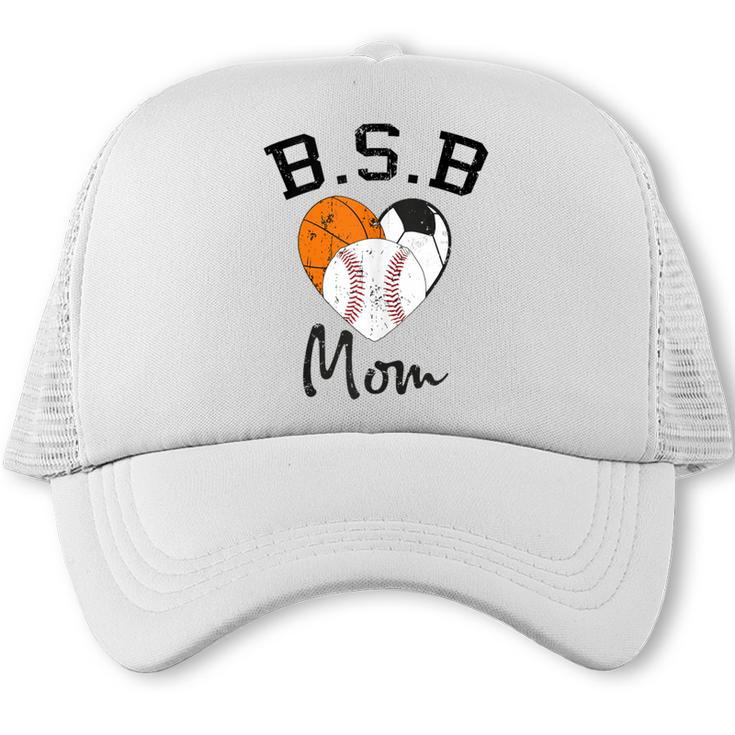 Basketball Soccer Baseball Mom For Women Trucker Cap