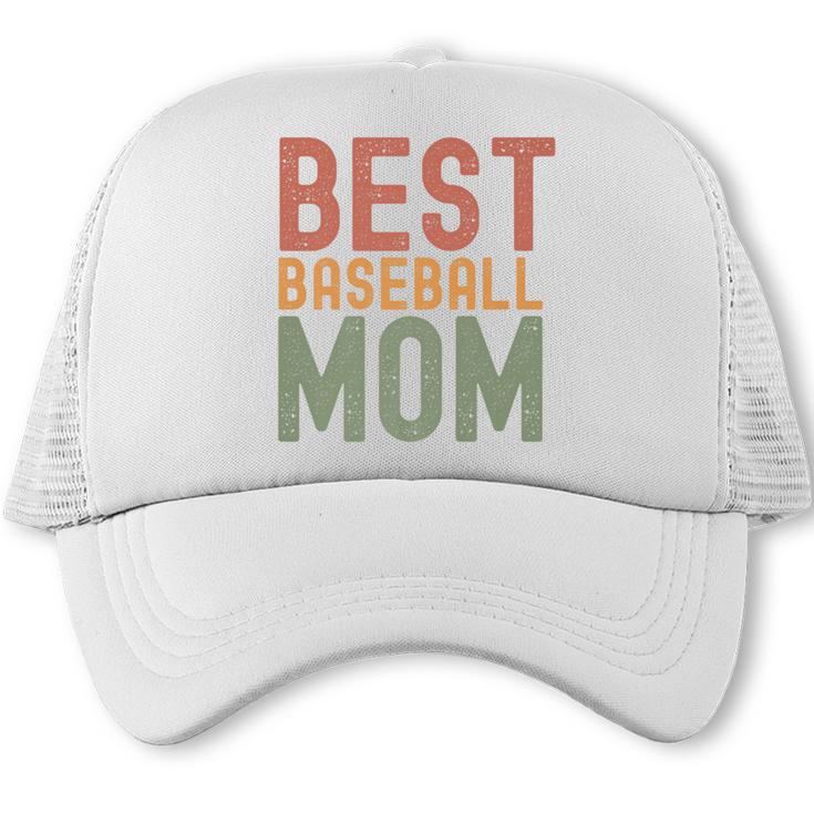 Best Baseball Mom Sports Cute Moms Day Premium Trucker Cap