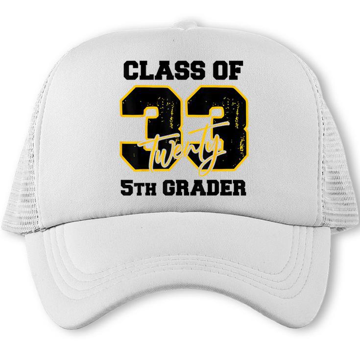 Class Of 2033 5th Grader Elementary School Back To School Trucker Cap