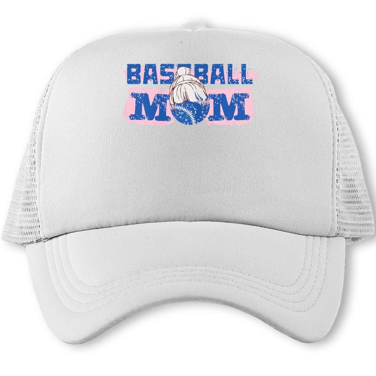 Cool Baseball Mom Mother's Day Mama Woman Cute Trucker Cap