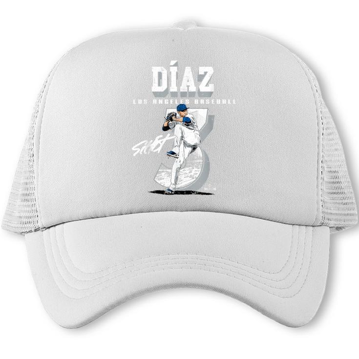 Edwin Diaz Los Angeles D Baseball Players MLBEDD201M Trucker Cap