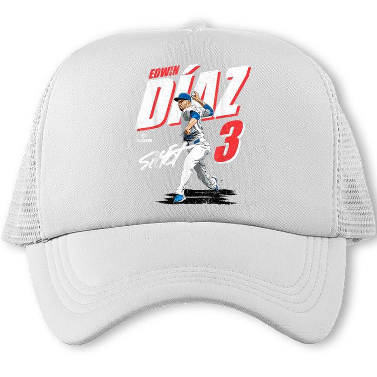 Edwin Diaz Los Angeles D Baseball Players MLBEDD204M Trucker Cap