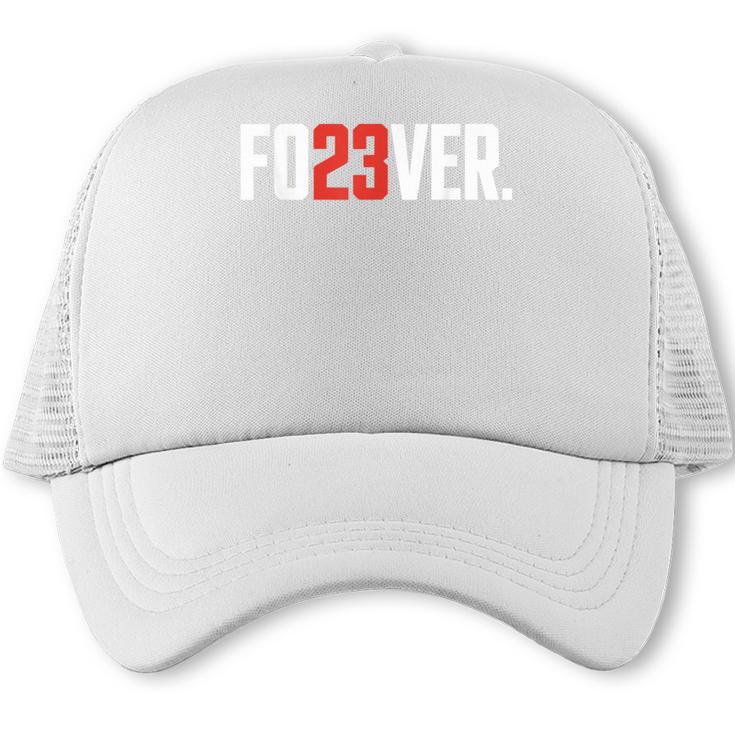 FO23VER Trendy Number 23 Baseball Team Sport For Women Men Trucker Cap
