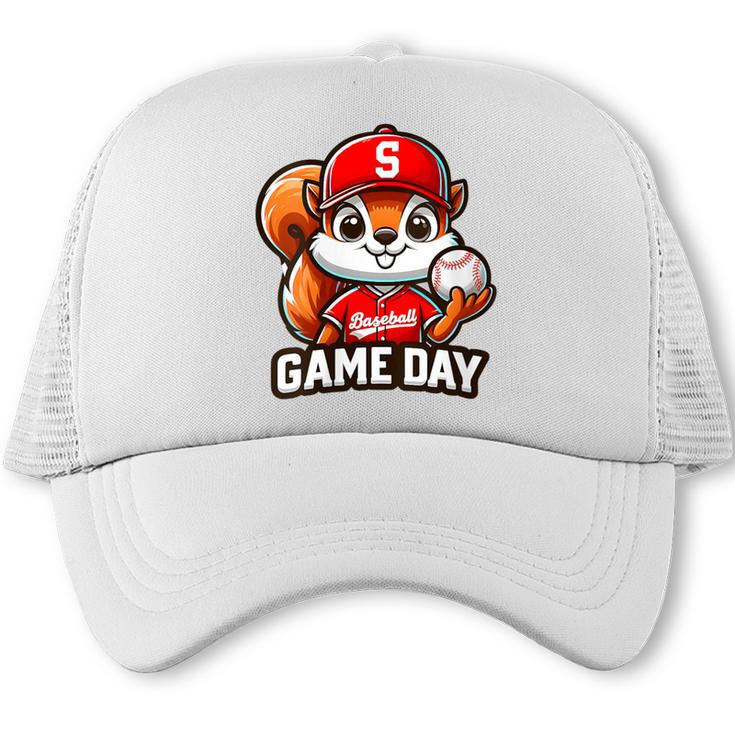 Game Day Baseball Dad Baseball Mam Father's Day Trucker Cap