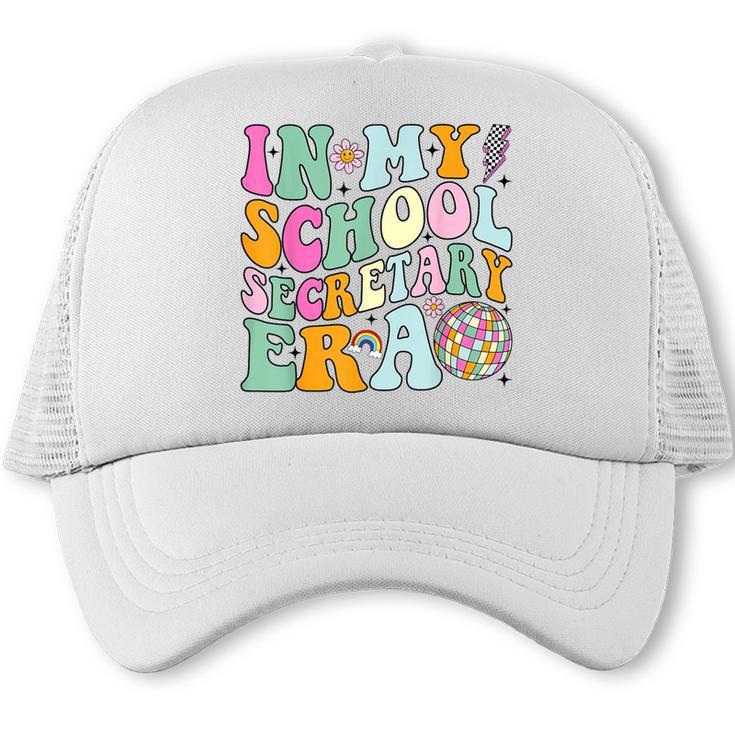 Groovy In My School Secretary Era Back To School Trucker Cap
