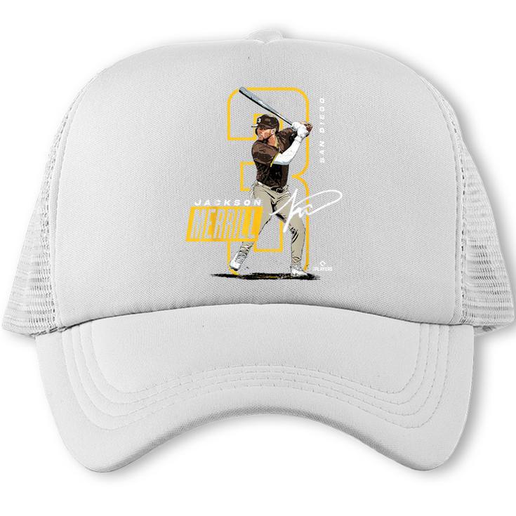 Jackson Merrill San Diego MLB Baseball Player MLBJME202M Trucker Cap
