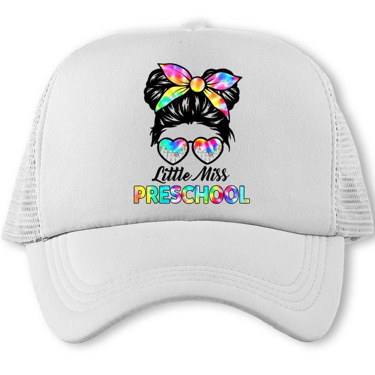 Little Miss Preschool First Day Back To School Girls Kids Trucker Cap