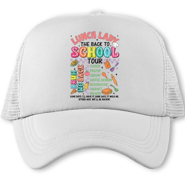 Lunch Cafeteria Crew Lady Back To School Tour Trucker Cap