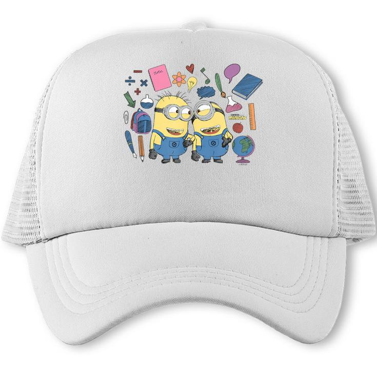 Minions Back To School Sketched Trucker Cap