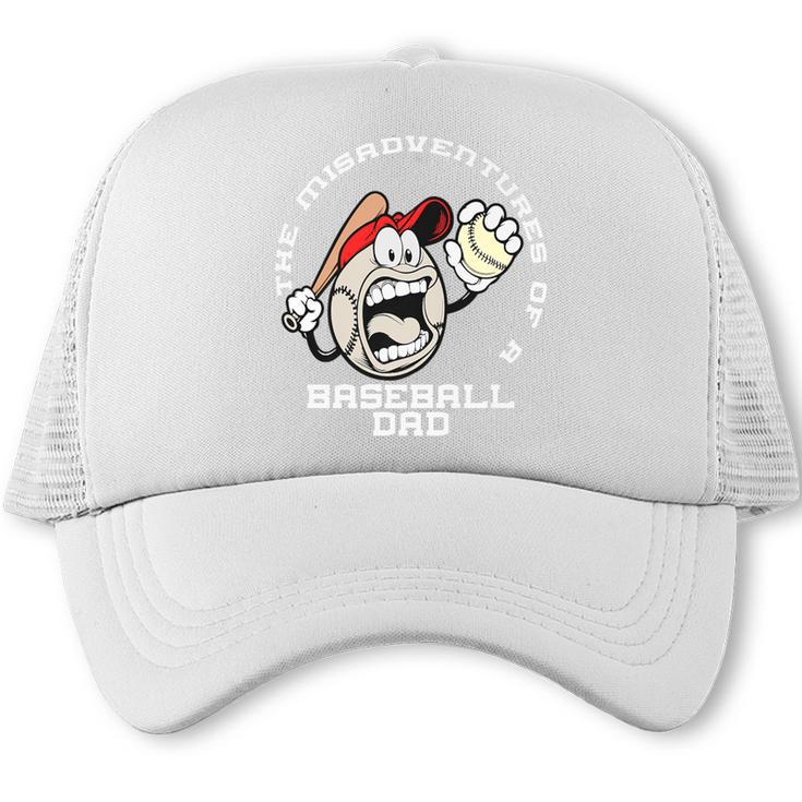 The Misadventures Of A Baseball Dad Premium Trucker Cap