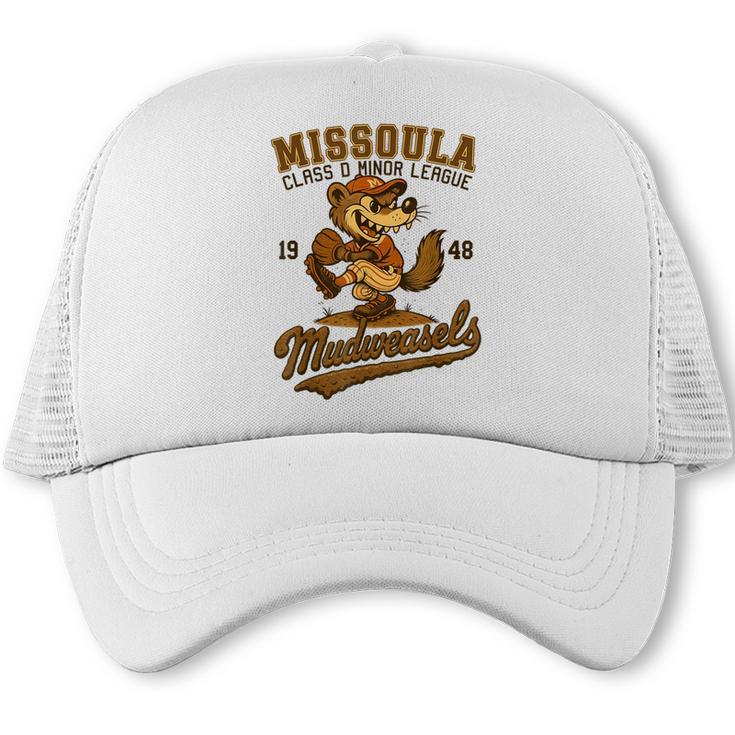 Missoula Mudweasels Retro Minor League Baseball Trucker Cap