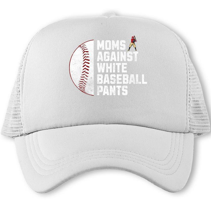 Moms Against Baseball Pants Baseball Mom Premium Trucker Cap