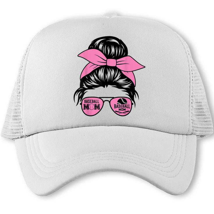 Mother Day Mama Retro Mama Mommy Baseball Mom Trucker Cap