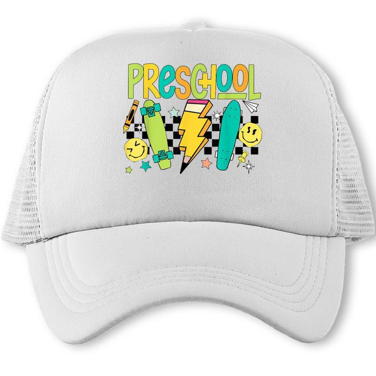 Preschool Skateboard Back To School Boy Girl Kid Trucker Cap