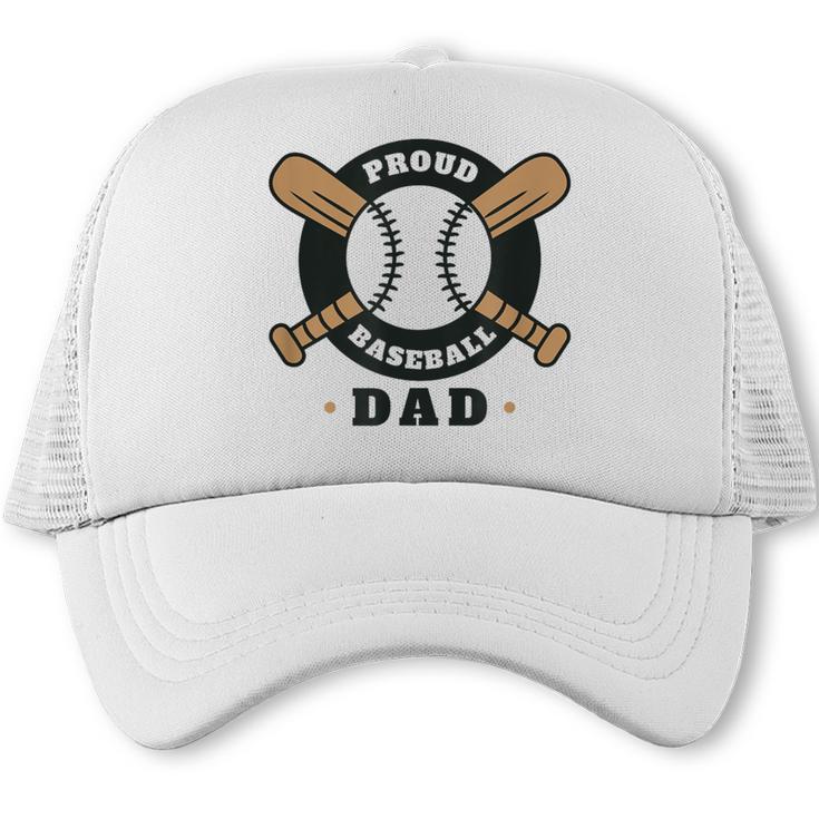 Proud Baseball Dad Trucker Cap