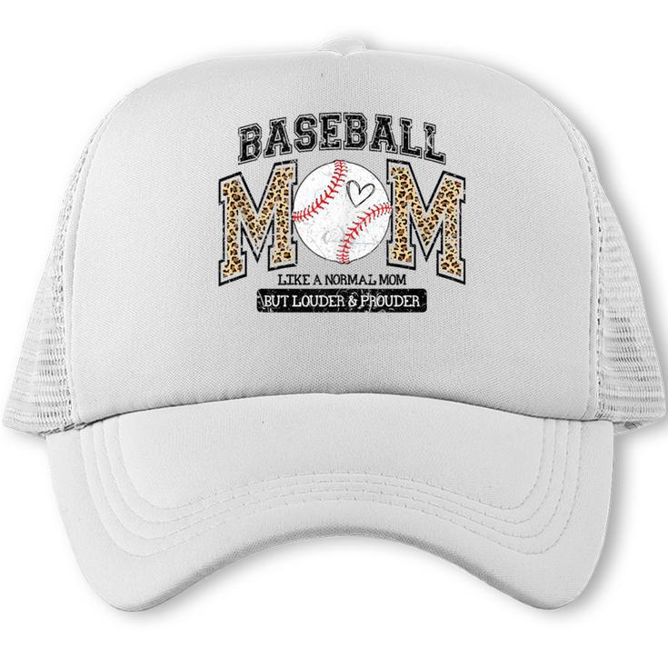 Proud Baseball Mom Shirt For Women Baseball Mom Team Trucker Cap