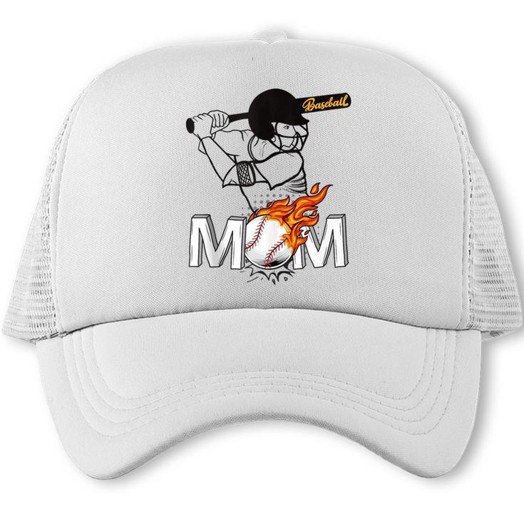 Proud Baseball MOM Sports & Softball Nostalgia Trucker Cap