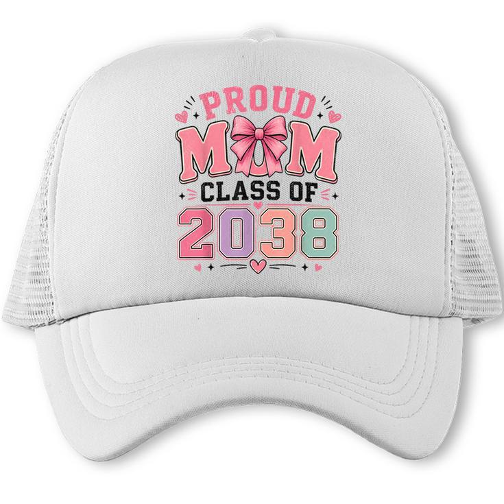 Proud Mom Class Of 2038 Retro Kindergarten Back To School Trucker Cap