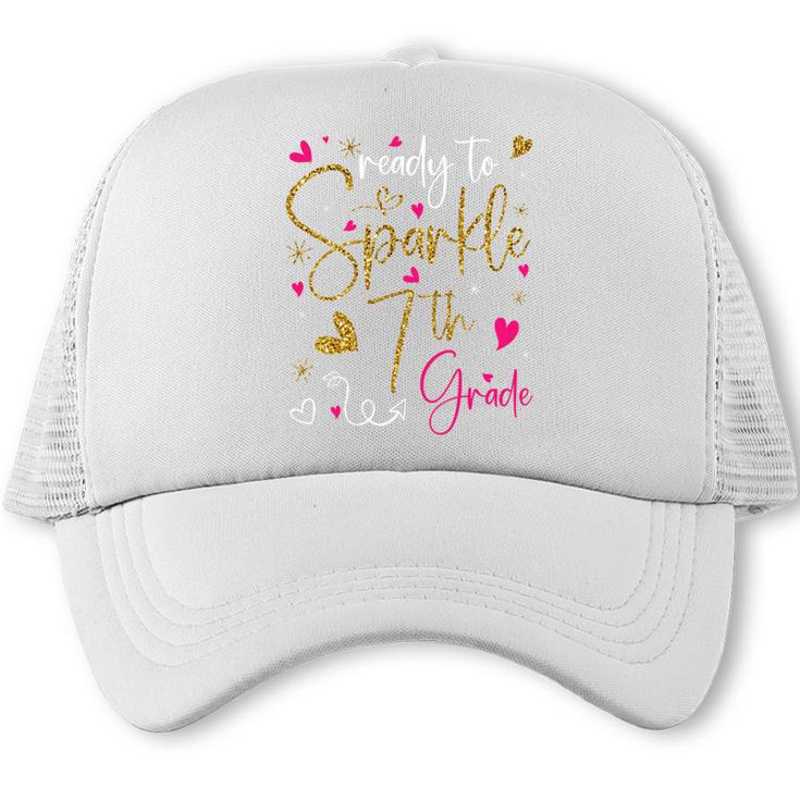 Ready To Sparkle 7th Grade Back To School For Girls Performance Trucker Cap