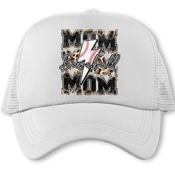 Retro Baseball Mom Mama Baseball Life Mother's Day Baseball Premium Tri-Blend Trucker Cap