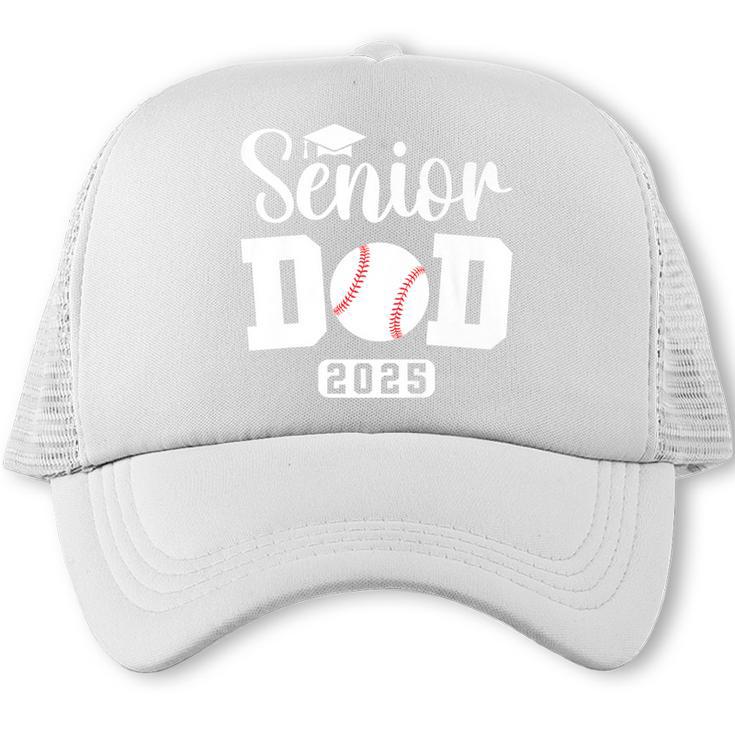 Senior Baseball Dad Class Of 2025 Senior Dad Graduation 2025 Premium Trucker Cap