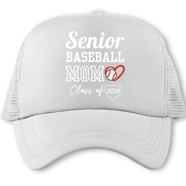 Senior Baseball Mom Class Of 2024 Baseball Player Son 2024 Trucker Cap