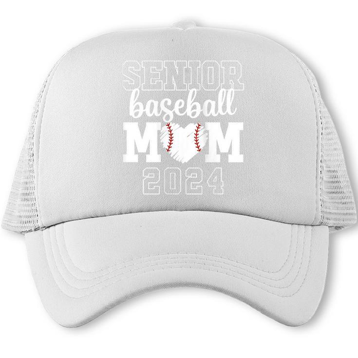 Senior Mom Baseball Player Son Senior Baseball Mom 2024 Trucker Cap