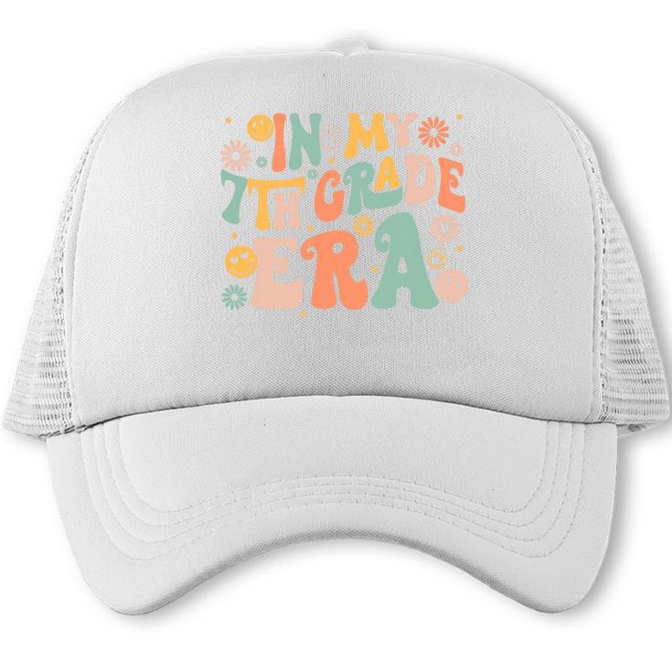 In My Seventh Grade Era Retro 7th Grade Back To School Premium Tri-Blend Trucker Cap