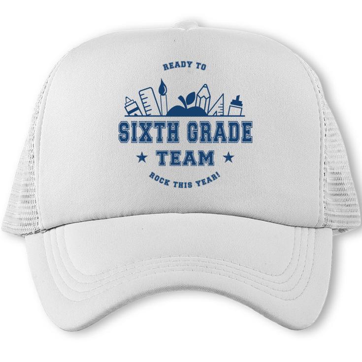 Sixth Grade Team Back To School Trucker Cap