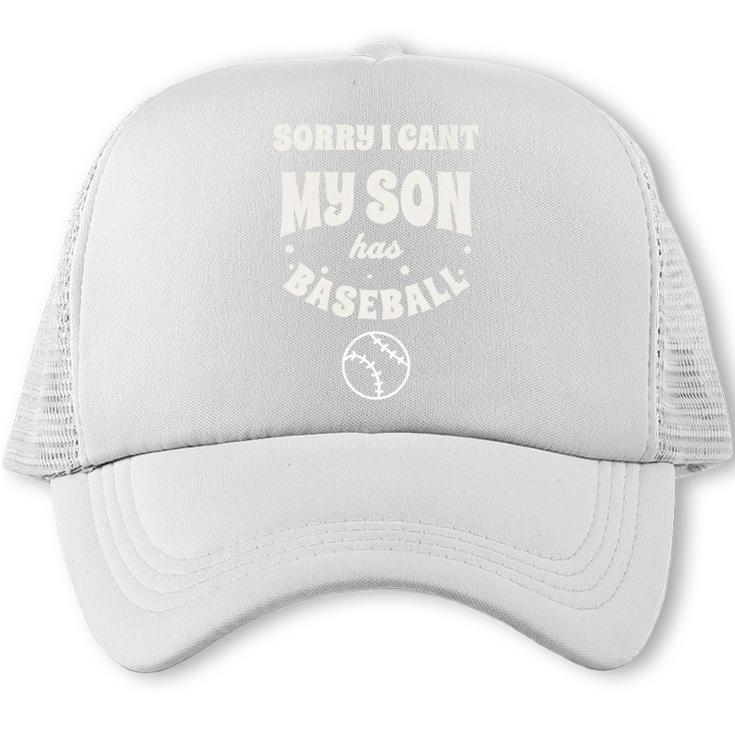My Son Has Baseball Baseball Mom Mother's Day Sports Retro Trucker Cap