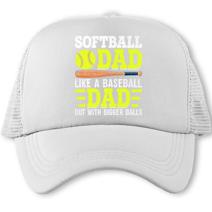 Sports For Softball And Baseball Dad Premium Trucker Cap