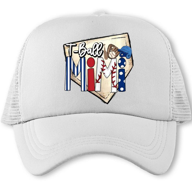 T-Ball Mimi Baseball Mom Game Day Trucker Cap
