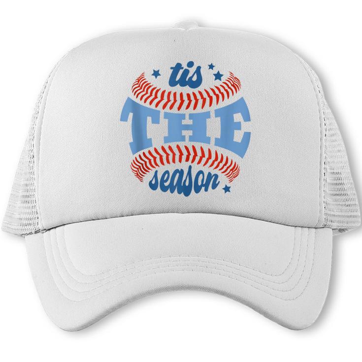 Tis The Season Baseball Mom Enthusiast Joy Trucker Cap