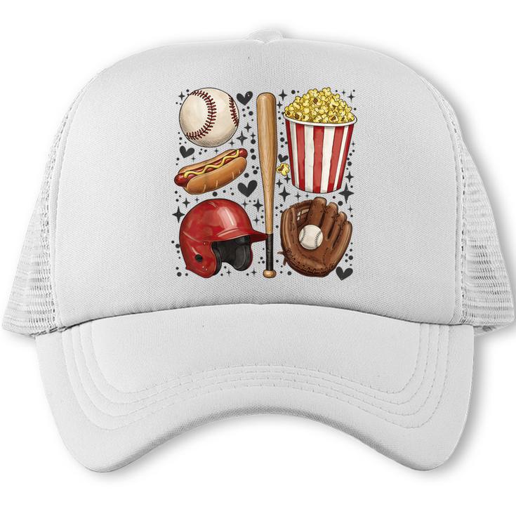 Tis The Season Baseball Mom Game Day Cheering Sports Lover Trucker Cap