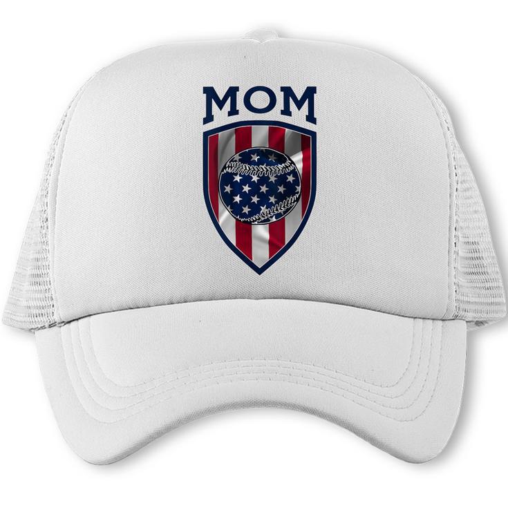 USA Mum Mother's Day Baseball Mom Trucker Cap
