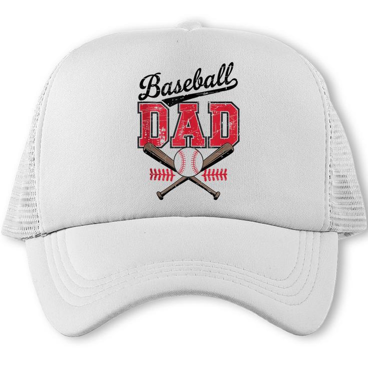 Vintage Baseball Dad Daddy Father's Day Baseball Players Trucker Cap