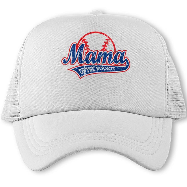 Vintage Baseball Mom Of The Rookies Trucker Cap