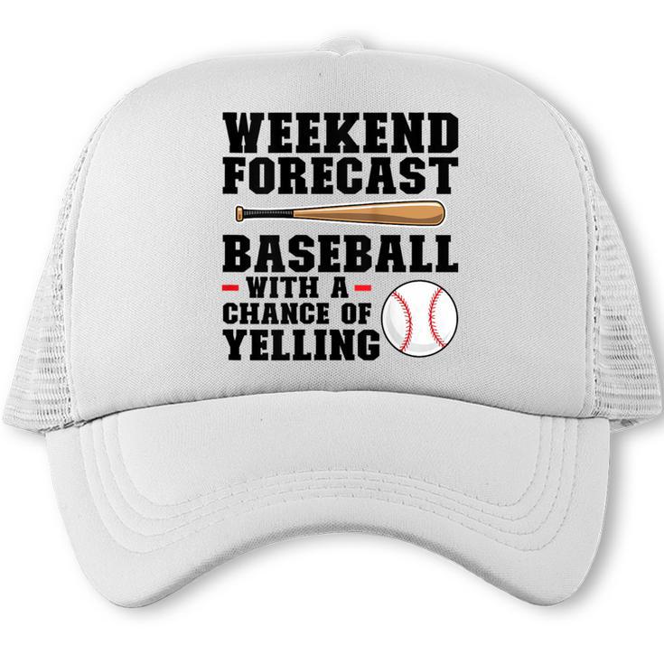 Weekend Forecast Baseball Baseball Mom Trucker Cap