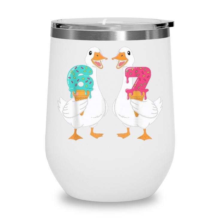 67 Baseball Ice Cream Drip Goose Six Seven Meme Wine Tumbler