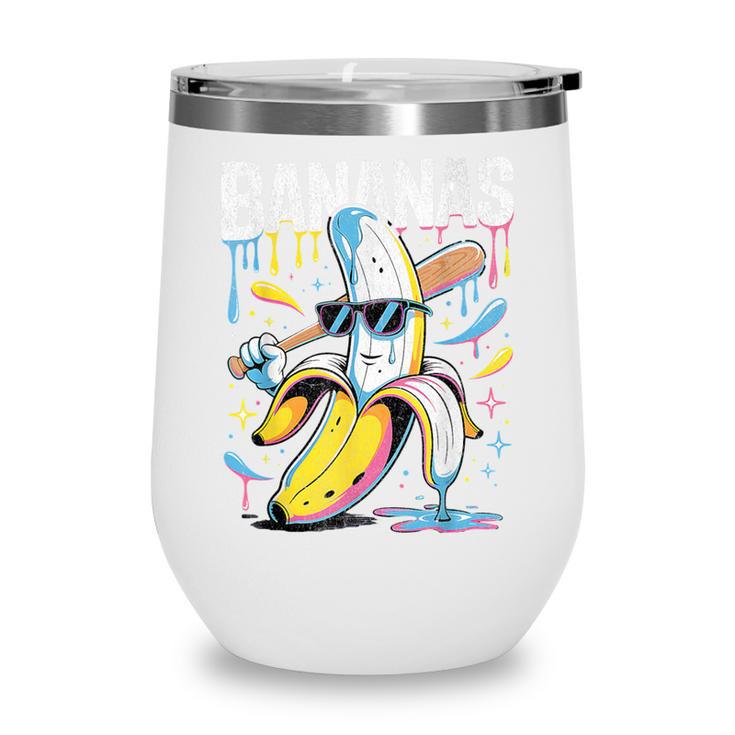 Banana Baseball Drip Kids Youth Boys Girls Sport Teens Wine Tumbler