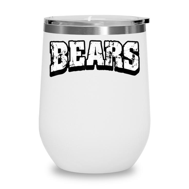 Bears Back To School Spirit Wine Tumbler