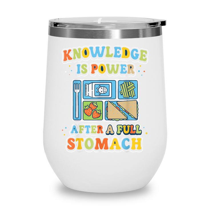 Cafeteria Squad Tour Welcome Back To School Lunch Lady Wine Tumbler